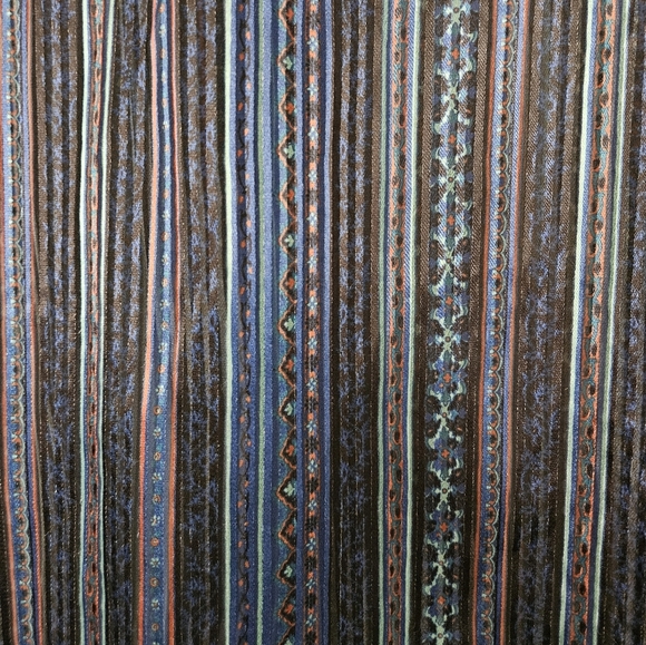 Veronica Beard Navy Malaya Mixed Stripe Tie Silk Button Down Blouse NWT Size 10 - Picture 14 of 14